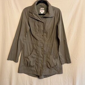 Mossimo Supply Co. Size Small Olive Green Packable Water Resistant Jacket